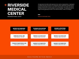Medical Center Organizational Chart Templates By Canva