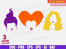 More hocus pocus is on the way! Sanderson Sisters Hair Hocus Pocus Svg Dxf Png