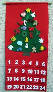 Felt Advent Calendar Includes Good Instructions For Making The Tree Shape Colo Christmas Tree Advent Calendar Christmas Advent Calendar Felt Advent Calendar