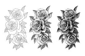 Blue rose tattoo design on ankle. Pedro Correa Illustrator Rose Tattoo Sleeve Rose Tattoos Rose Tattoo Design
