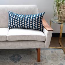 Fringe Benefits Indigo Lumbar Tonic Living Indigo Lumbar Pillow Pillows Love Seat