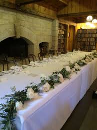 The Amazing Bendooley Bookbarn In The Southern Highlands A Gorgeous Foliage Hanging Installation On Bridal Table Head Table Wedding Flowers Head Table Wedding