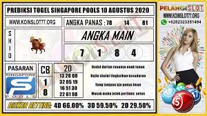 Prediksi Togel Singapore Pools 10 Agustus 2020 Permainan Angka Pelangi Kelas Lima