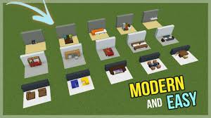 With minecraft furniture you need to think about how to furnish your house. Minecraft Modern Furniture Designs All About Furniture