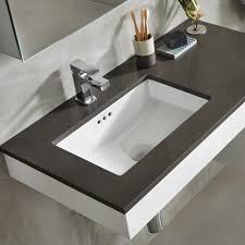 The Essence Houses A Wide Rectangle Silhouette Rounded Out By Gently Tapered Walls And Smooth Curved Undermount Bathroom Sink Rectangular Sink Bathroom Ronbow