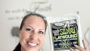 Cobalt Bass Strings Ernie Ball Flatwound P02816 Regular Slinky