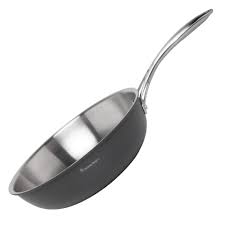 Bruntmor wok for electric stove. Bi Ply Professional Wok Pfanne O30cm Edelstahl