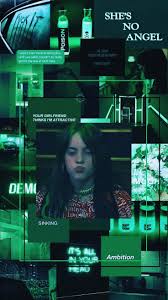Billie eilish pirate baird o'connell (birthed december 18, 2001; Black Billie Eilish Aesthetic Wallpaper Green Novocom Top