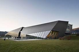The Distinctive Appearance Of A Free Washed And Eroded Coal Seem As Connection To The Mining Tr Architecture Exterior Architecture Design Architecture Images
