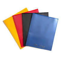 Plastic Pocket Folders Rainbow Colors 2-Pocket - 6 Rainbow Colors, Letter  Size, Business Card Slot Plastic Folders With Pockets