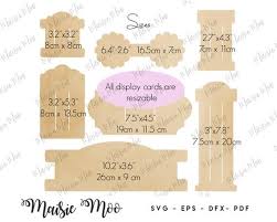 Bow Card Svg Bow Display Card Hair Clip Card Dxf Bow Card Etsy In 2020 Bow Display Display Cards Hair Bow Display