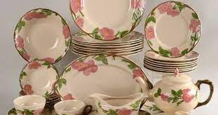 Franciscan Desert Rose China 48 Piece Set Desert Rose Dishes Franciscan Desert Rose Vintage China Patterns