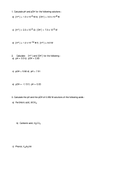 (a) 10 7 mol/l (b) mol/l (c) 10 2 mol/l (d) 10 4 mol/l (e) background information about ph, the ph scale, and the ph of various household chemicals for worksheet: Top 5 Ph Chemistry Worksheet Templates Free To Download In Pdf Format