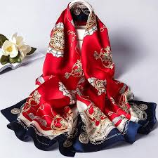 Mulberry Silk Scarf Shawl Wrap For Women Ladies Girls 53x170 In 2020 Silk Scarf Design Silk Scarf Style Scarf Styles