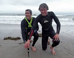 Surf Samurai: Environmental 'warrior' swims to Isles of Shoals