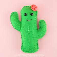 Inside every happy cactus is a sad cactus waiting to come out. How To Make A Diy Cactus Plushy I Heart Crafty Things