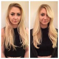 Platinum Hair Long Layers Before And After Blonde Layers Long Hair Bumble And Bumble Blonde Layers Platinum Hair Hair