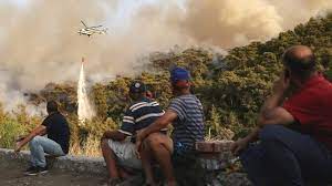 Turkish drone video confirming that the fires are being set off by the terrorists deliberately. Ermzte400rq2em