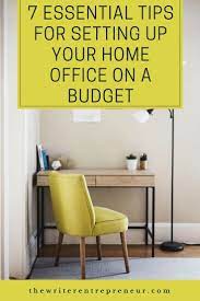 How To Set Up Your Home Office On A Budget Home Office Design On A Budget Home Office Set Up Home Office Design