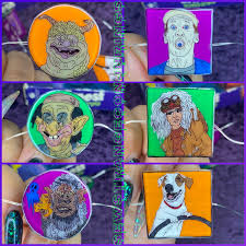 Ernest Scared Stupid Lights, Handmade to Order 12pc Halloween Light Set