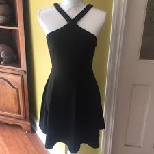 She And Sky Dresses She Sky Black Dress Poshmark Black Dress Dresses Necklines For Dresses