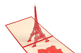 Toilet paper tubes are the perfect size for short towers. Qubic 3d Pop Up Customized Greeting Words Gift Card Eiffel Tower Paper Cards Invitation Letter Buy Online In Bahamas At Bahamas Desertcart Com Productid 8605331