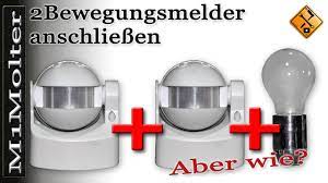 2 bewegungsmelder für eine flursteuerung (schaltungstechnik) verfasst von häuslebauer, 14.05.2013, 10:47 uhr. Zwei Bewegungsmelder Anschliessen Schaltplan In Videoform Von M1molter Youtube
