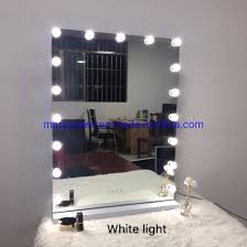 china 17 bulbs lighted vanity mirror
