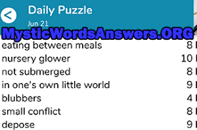 Picture perfect crossword chapter 18 puzzle 266 soups answers 3 letter answer: Not Submerged 7 Little Words