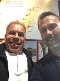 Exciting day in the visitor centre yesterday...Ben has a new haircut!😂  only joking, great to meet our lobsters latest fan!