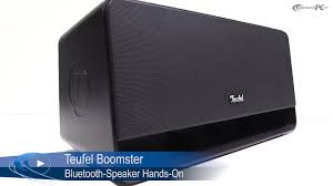 Premium speakers from jbl such as wireless bluetooth speakers, android & ios headphones, soundbars, subwoofers, home theater systems, computer speakers, & ipod/iphone docks. Teufel Boomster 2 1 Bluetooth Speaker Hands On Allround Pc Com Youtube