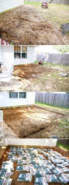 How To Install Patio Pavers And A Fire Pit An Easy Tutorial And Supply List Backyard Fire Backyard Patio Patio Stones