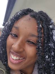 French Curl Braids Install🌻 #naturalhairoftiktok #naturalhairtiktok #...