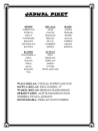 Check spelling or type a new query. Jadwal Piket Aura Pdf