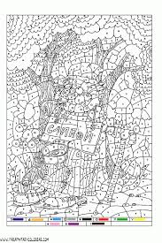 Dibujos Para Colorear Con Numeros Para Adultos