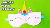 Unicorn bordjes 8 stuks eenhoorn feestartikelen en versiering hieppp. Unicorn Mask Paper Craft Fast N Easy Diy Labs Youtube