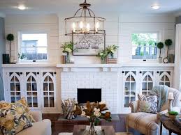We did not find results for: Living Room Decor Rustic Farmhouse Style Living Room By Joanna Gaines Of Fixer Upper White Brick Fireplace Farmhouse Style Living Room Fireplace Built Ins