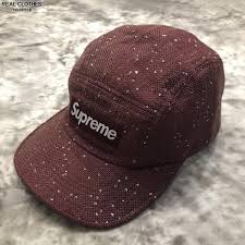 SUPREMEシュプリーム【16AW】Sequins Camp Capシークインズ スパンコール キャンプ キャップ |  REALCLOTHESリアルクローズ powered by BASE | toysking.news