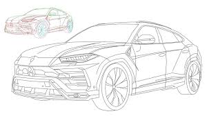 Lamborghini Urus In 2020 Digital Drawing Drawings Lamborghini