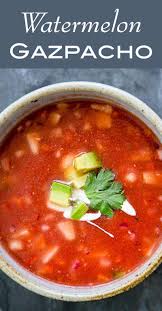 Watermelon Gazpacho Recipe Simplyrecipes Com Recipe Watermelon Gazpacho Recipe Gazpacho Recipe Watermelon Gazpacho