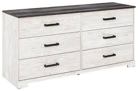 White wash and weathered oak. Shawburn 6 Drawer Dresser Ashley Furniture Homestore