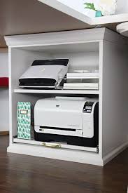 Ikea Stuva Printer Cart Hack Home Office Design Home Office Furniture Ikea Desk Hack