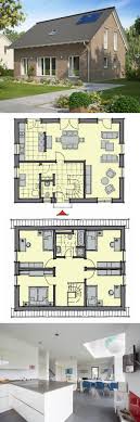 Modern Country Style Architecture With Brick And Stone Facade Design House Plan Birkenallee Dream Home Ideas Wit Plany Doma Mechty Plan Doma Planirovka Doma