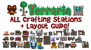 Check spelling or type a new query. All Terraria Crafting Stations Layout Guide Including Best Crafting Station Setup Room House Youtube