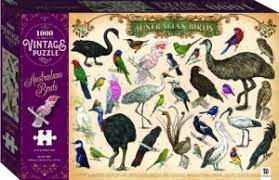 1000 piece jigsaws seem to be a very popular size. 1000 Piece Vintage Jigsaw Puzzle Australian Birds By Various 9354537000257