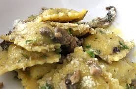 Ravioli With Pecorino And Truffle In Porcini Mushrooms Sauce Recipe Homemade Pasta Ravioli Recipe Homemade Ravioli