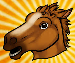 In fact it is, but it work out the wooden surface of the upper rail on horse fence and add the shade. How To Draw The Horse Mask Step By Step Drawing Guide By Dawn Dragoart Com