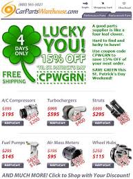 Lucky You Get 15 Off Free Shipping On Any Auto Parts Order Over 50 When You Use Coupon Code Cpwgrn At Www Carpart Auto Parts Car Parts Performance Parts