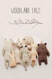 Fox Stuffed Animal Forest Shelf Decor Embroidered Animal Cute Fox Gift Mini Plush Animal Fox Ornament Fox Nursery Decor Fox Decor Forest Nursery Decor