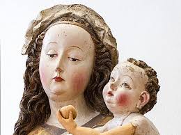 Hl. Dorothea (VS), Maria der Verkündigung (RS) (Gemälde)